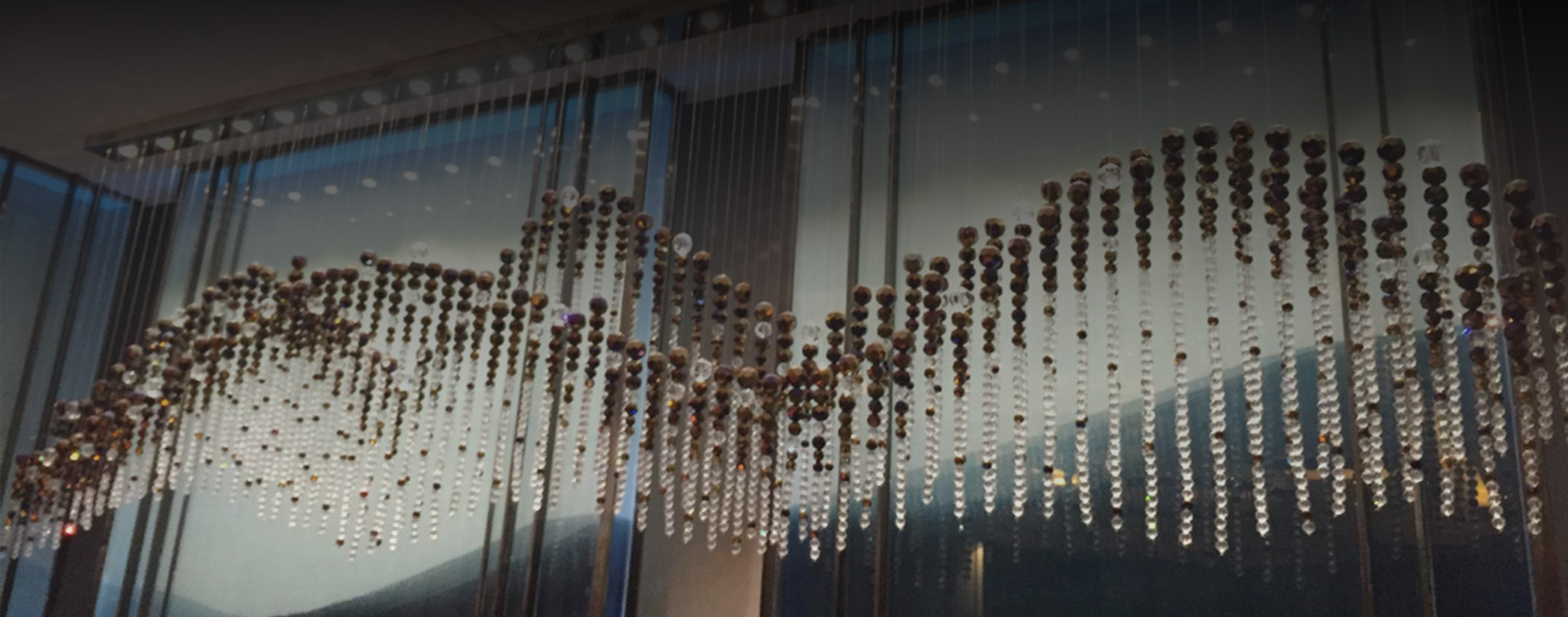 Crystal curtain